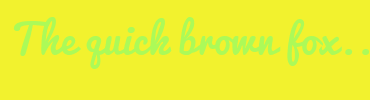 Image with Font Color ACFA58 and Background Color F2F22E
